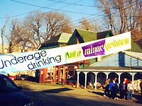 Photo: underage drinking campaign banner